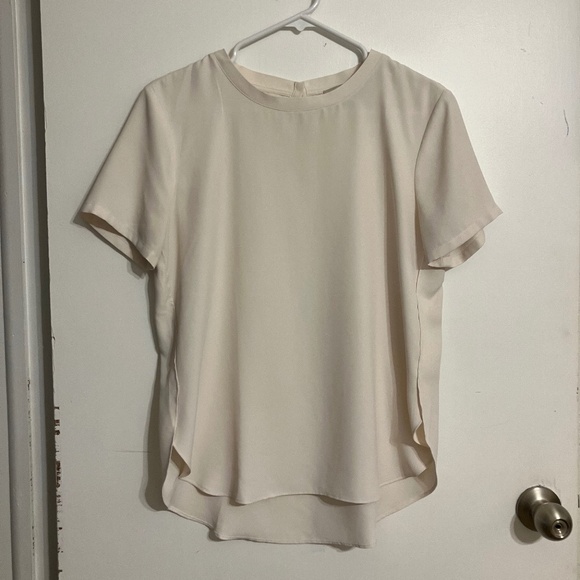 LOFT Ann Taylor Cream Blouse - Picture 1 of 5